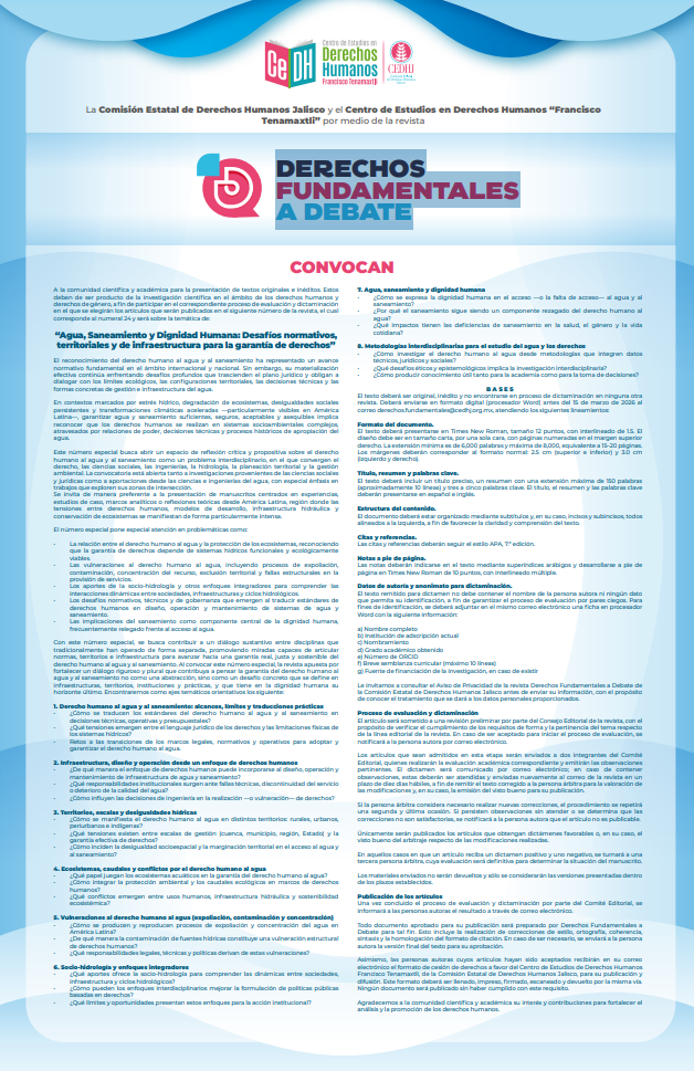 Convocatoria 2026 - Portada